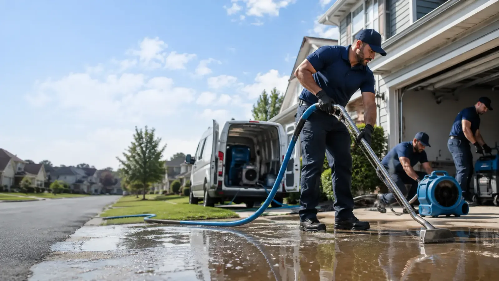 Flood Damage Restoration in Long Island, KS